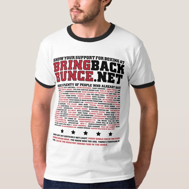 BRING BACK BUNCE OFFICIAL T-Shirt (Front)
