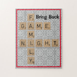 Bring Back Family Game Night Jigsaw Puzzle