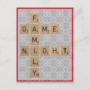 Bring Back Family Game Night Postcard