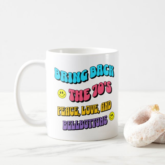 Bring Back the ’70s Coffee Mug (With Donut)