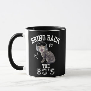 Bring Back the 80s Kitty Cat Mug