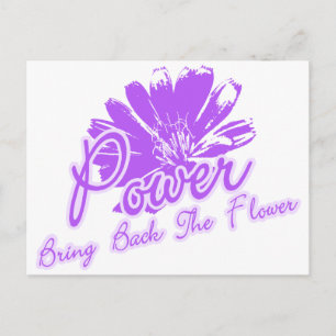 Bring Back the Flower Power Postcard