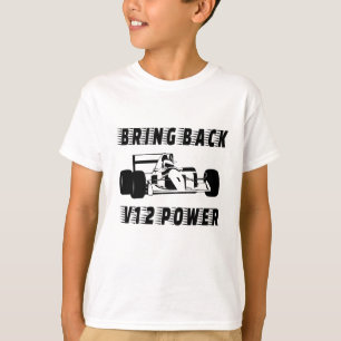 Bring back V12 power Race Car Silhouette T-Shirt