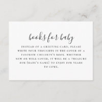 Bring book for baby request. Black and white Enclo