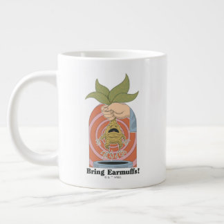 "Bring Earmuffs!" Screaming Mandrake Graphic Large Coffee Mug