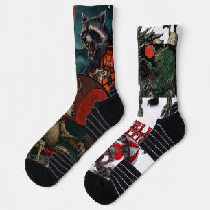 Bring high-voltage character design to your space socks