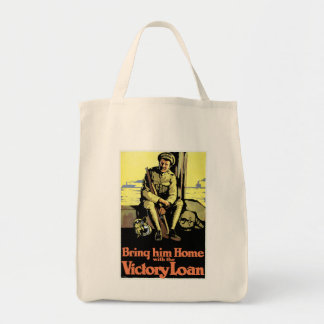 Bring him Home with the Victory Loan Tote Bag