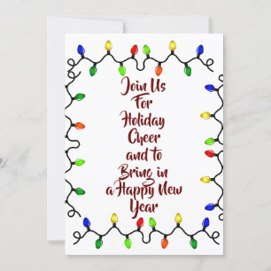 BRING IN THE ***NEW YEAR*** HOLIDAY INVITATION