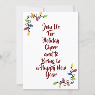 BRING IN THE ***NEW YEAR*** HOLIDAY INVITATION