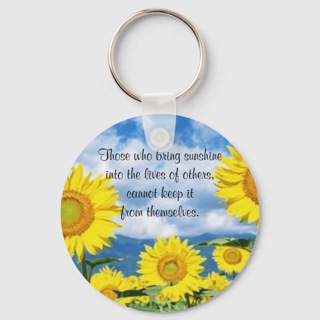 Bring in the Sunshine Key Ring (Front)