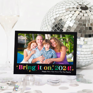 Bring It On Happy New Year Photo Card