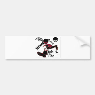 Bring It On – Playful Christmas & Space Mashup Bumper Sticker