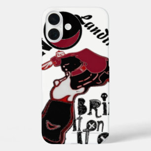 Bring It On – Playful Christmas & Space Mashup iPhone 16 Plus Case