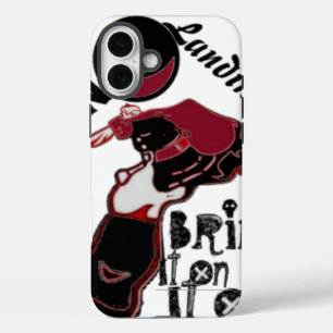 Bring It On – Playful Christmas & Space Mashup iPhone 16 Plus Case