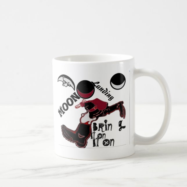 Bring It On – Playful Christmas & Space Mashup Coffee Mug (Right)