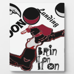 Bring It On – Playful Christmas & Space Mashup Plaque