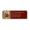 Bring it On Snowgirl Return Address Labels 2