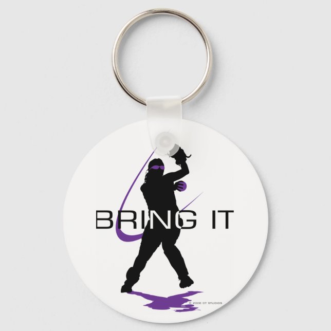 Bring it - Pitcher Key Ring (Front)