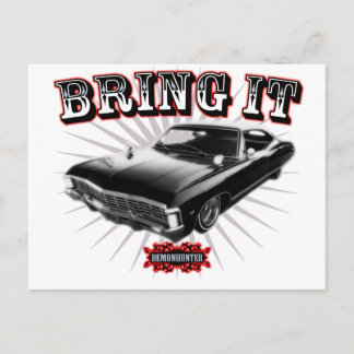 Bring it! postcard
