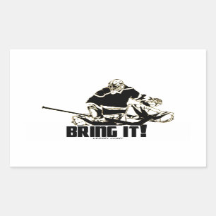 BRING IT! RECTANGULAR STICKER