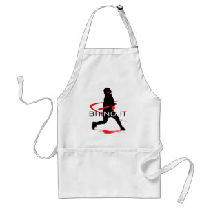 Bring it Red Batter Softball Standard Apron