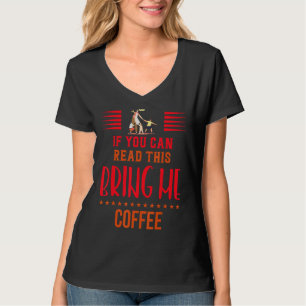Bring Me Coffee Tired Mum Novelty T-Shirt