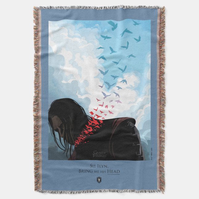 Bring Me His Head Throw Blanket (Front Vertical)