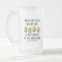 Bring Me Mugs Frosted Glass Mug