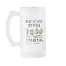 Bring Me Mugs Frosted Glass Mug