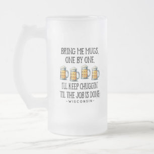 Bring Me Mugs Frosted Glass Mug