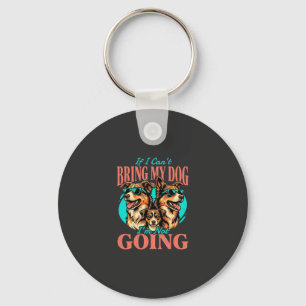 Bring My Dog Retro Dog Lover Key Ring