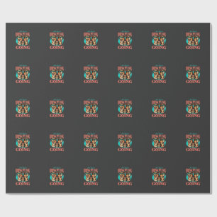 Bring My Dog Retro Dog Lover Wrapping Paper