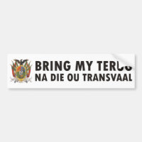 Bring my terug na die ou Transvaal