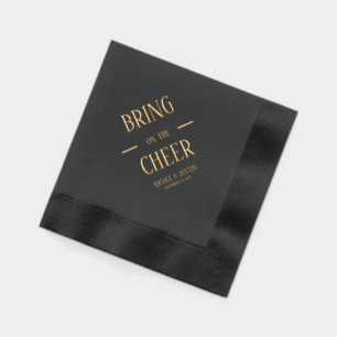 Bring on the Cheer Foil Napkins
