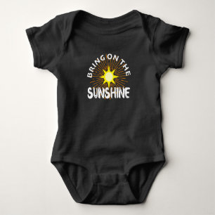 Bring On The Sunshine Design - Baby Fine Jersey T- Bodysuit