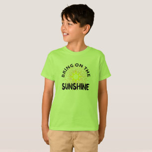 Bring On The Sunshine Design - Kids' Basic T-Shirt