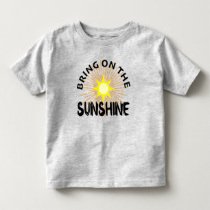 Bring On The Sunshine Design - Toddler Fine Jersey T-Shirt