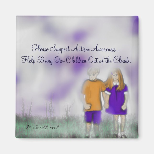 BRING OUR CHILDREN OUT OF THE CLOUDS... MAGNET (Front)