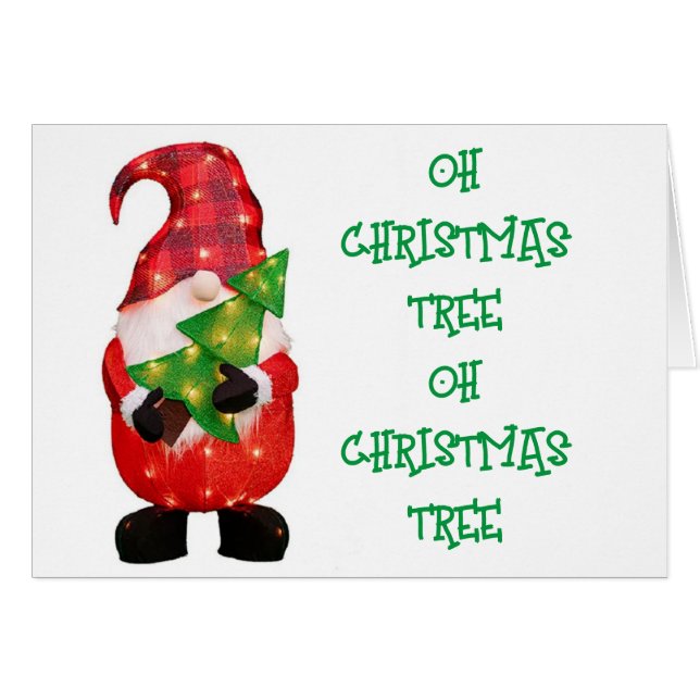 BRING OUT THE MISTLETOE SAYS GNOME (Front Horizontal)