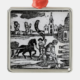 Bring Out Your Dead, The Great Plague of 1665 Metal Tree Decoration