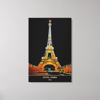 Bring Paris Home: Eiffel Tower Canvas Print