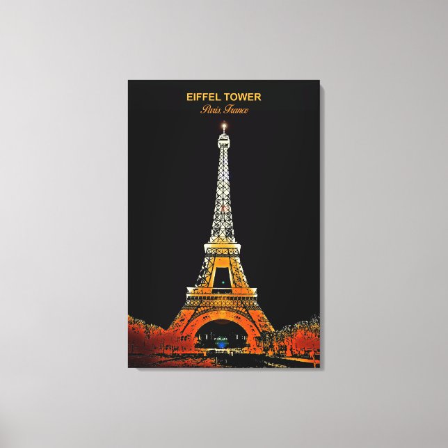 Bring Paris Home: The Eiffel Tower Canvas Print (Front)