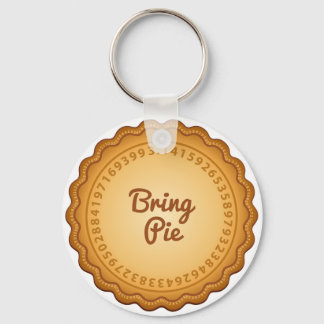 Bring Pie to Pi Day Key Ring