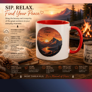 Bring the beauty and tranquillity of the great out mug