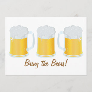 Bring the Beers Beerfest Party Invite