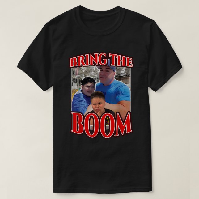 Bring The Boom Rizzler Joke Boy Teenager T-Shirt (Design Front)