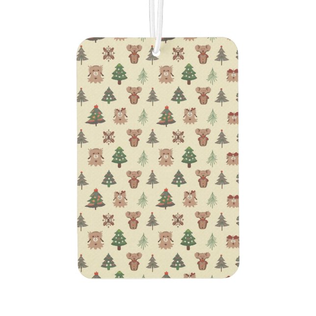 Bring the scent of Christmas (Car Accessories) Car Air Freshener (Back)