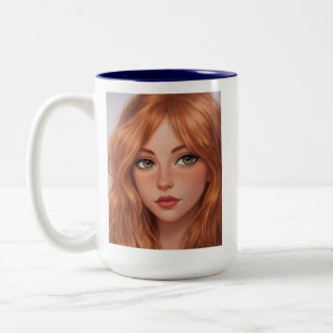 Bring Your Favourite Character to Life on Your Mor Two-Tone Coffee Mug