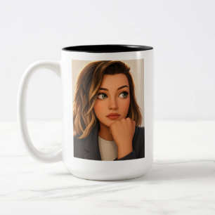 Bring Your Favourite Character to Life on Your Mor Two-Tone Coffee Mug