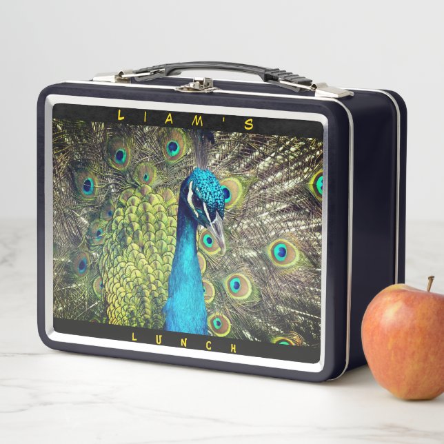 Bring Your Lunch Fun (Personalise Name)  Metal Lunch Box (In Situ)